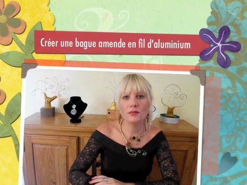 2ème film Bague amende en fil d'aluminium