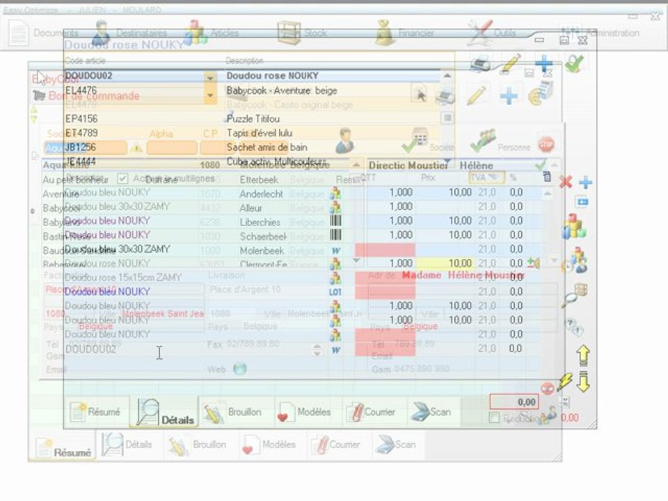 Documents - Optimizze: Edition de l'ordre des lignes - ERP - v16
