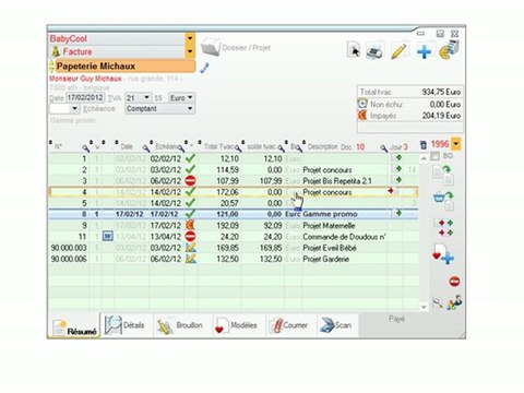 Documents - Optimizze: Transfert d'un document - ERP - v16
