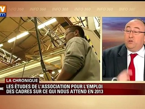 Les études de l’association pour l’emploi des cadres sur ce qui nous attend en 2013