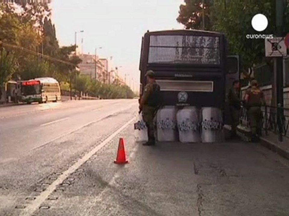 Protest ban in Athens