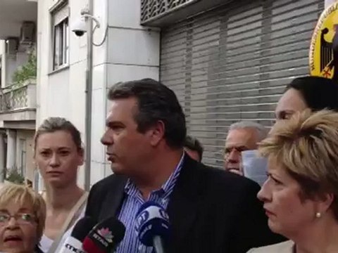 Δηλώσεις Καμμένου για την επίσκεψη Μέρκελ στην Ελλάδα - Γερμανική πρεσβεία 9/10/12