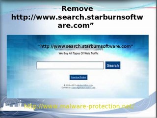 Delete http://www.search.starburnsoftware.com” with simple steps