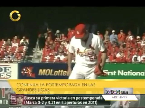 Cardenales vencen con paliza a Nacionales 12x4 y emparejan la serie 1-1