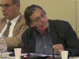 Intervention d'Olivier Brachet sur la coopération décentralisée avec Tinca (Roumanie) lors du conseil du 8 octobre