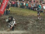 Finnish Couple Crowned Champions of North American Wife Carrying Competition