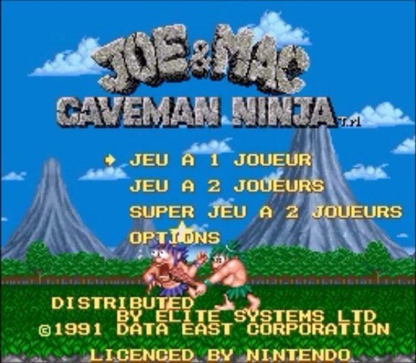 Direct Live Joe & Mac : Caveman Ninja (SNES)