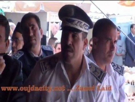 كلمة الزاوي العيد رئيس جمعية متقاعدي رجال الأمن الوطني في كلمة أمام قافلة الاعمال الاجتماعية لرجال الأمن بوجدة