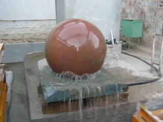 floating stone sphere