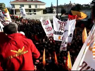 Fenerbahçe - Galatsaray ultrAslan Florya'da, Omuz Omuza