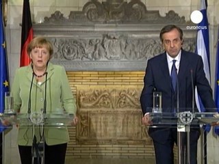 Merkel praises Greek reform and promises support