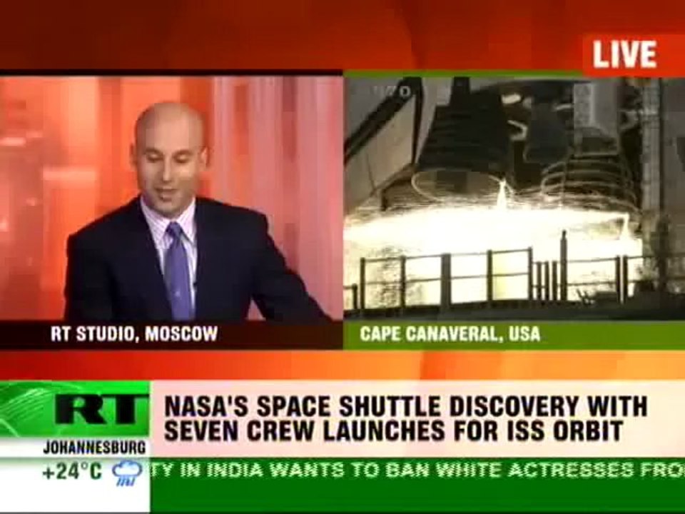 LIVE launch: Space shuttle Discovery blasts off from Cape Canaveral