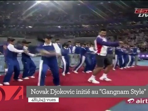 Top 5 : Novak Djokovic s'initie aussi au Gangnam style