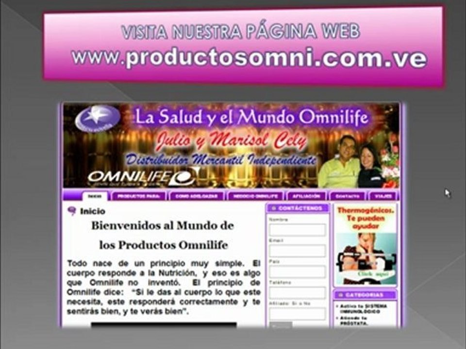 Productos Omnilife – Atiende Tu Próstata.