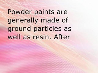 Great Ideas For Powder Coating