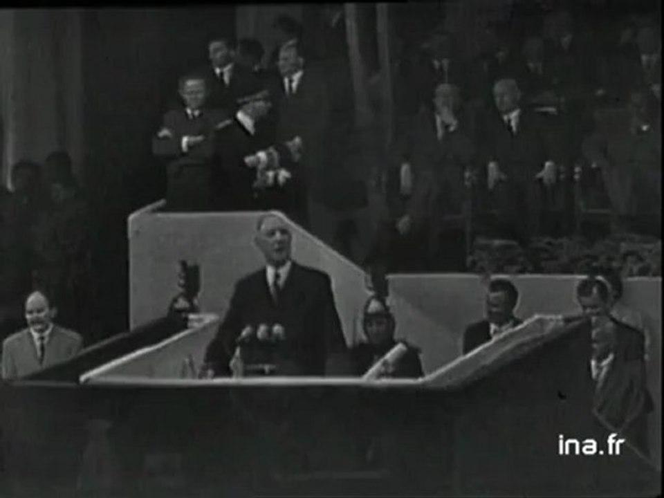Discours d'André Malraux, Place de la République - 4 septembre 1958