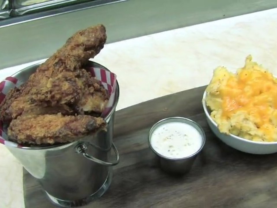 Fried Chicken and Mash