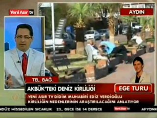 Akbük'teki deniz kirliliği