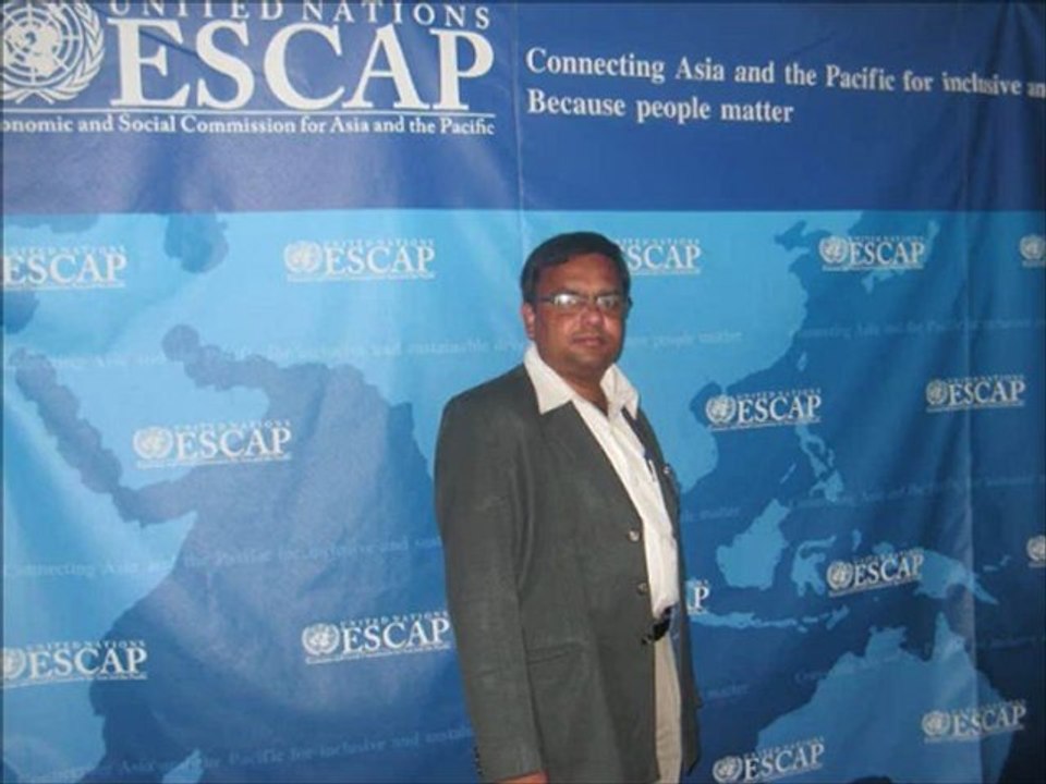 N N Murthy speaks at United Nations, Bangkok, Thailand 2011