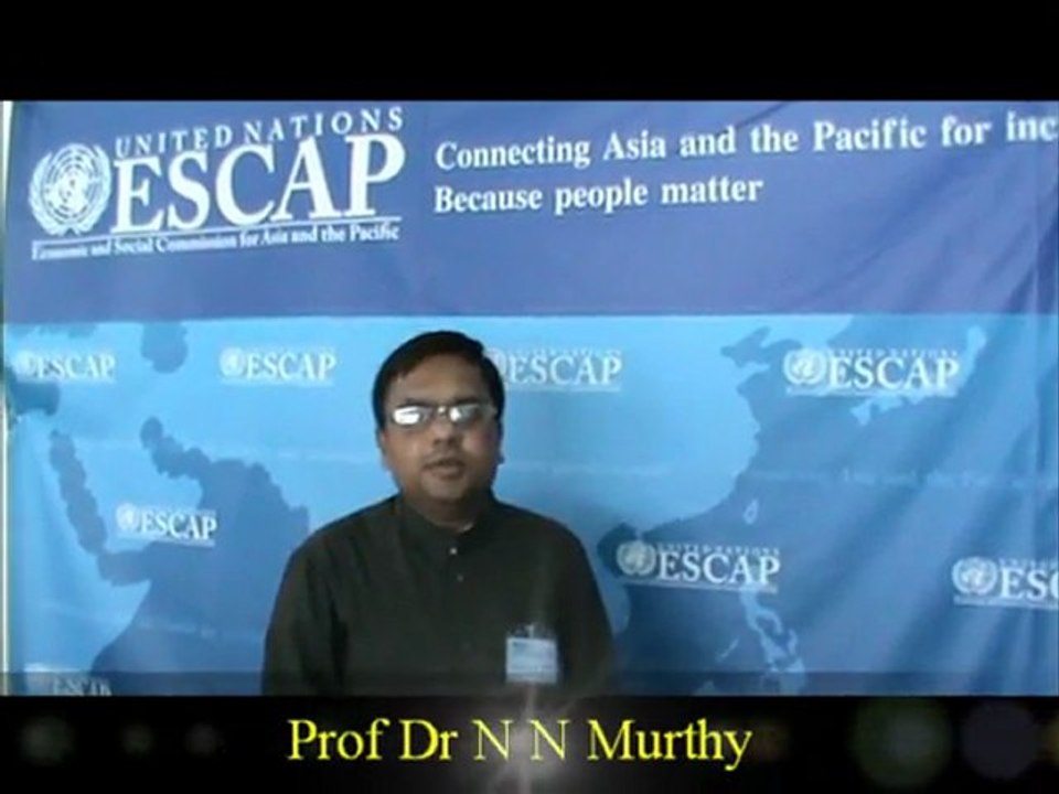 N N Murthy speaks at United Nations in Hindi, Bangkok 2011