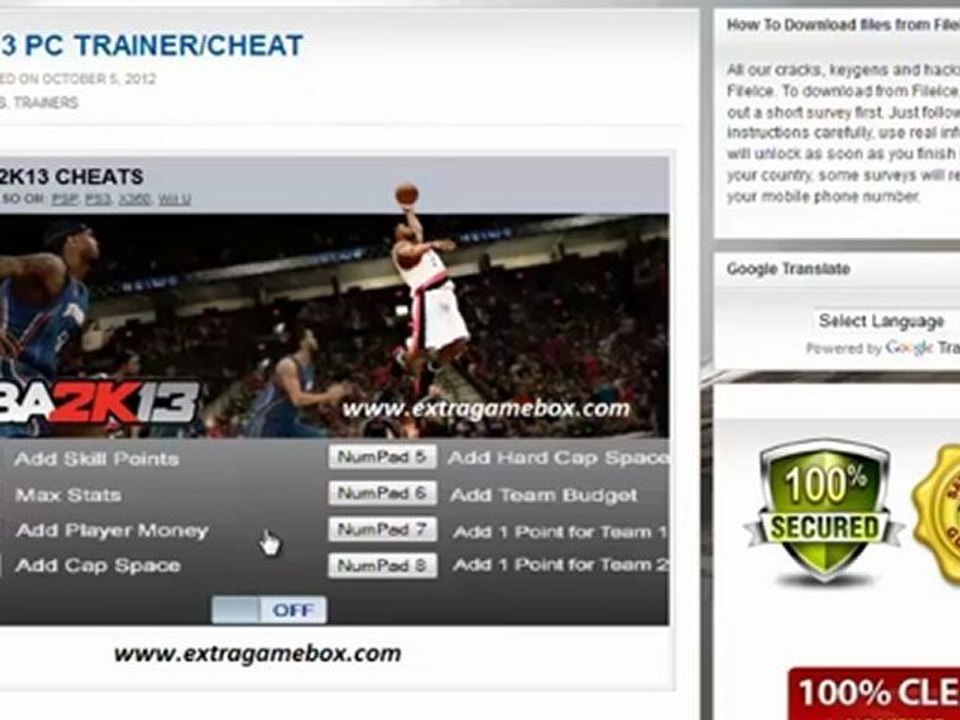 NBA 2K13 HACK