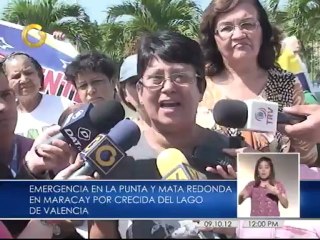 Habitantes de La Punta y Mata Redonda: "Estamos a punto de morir bajo las aguas del lago"