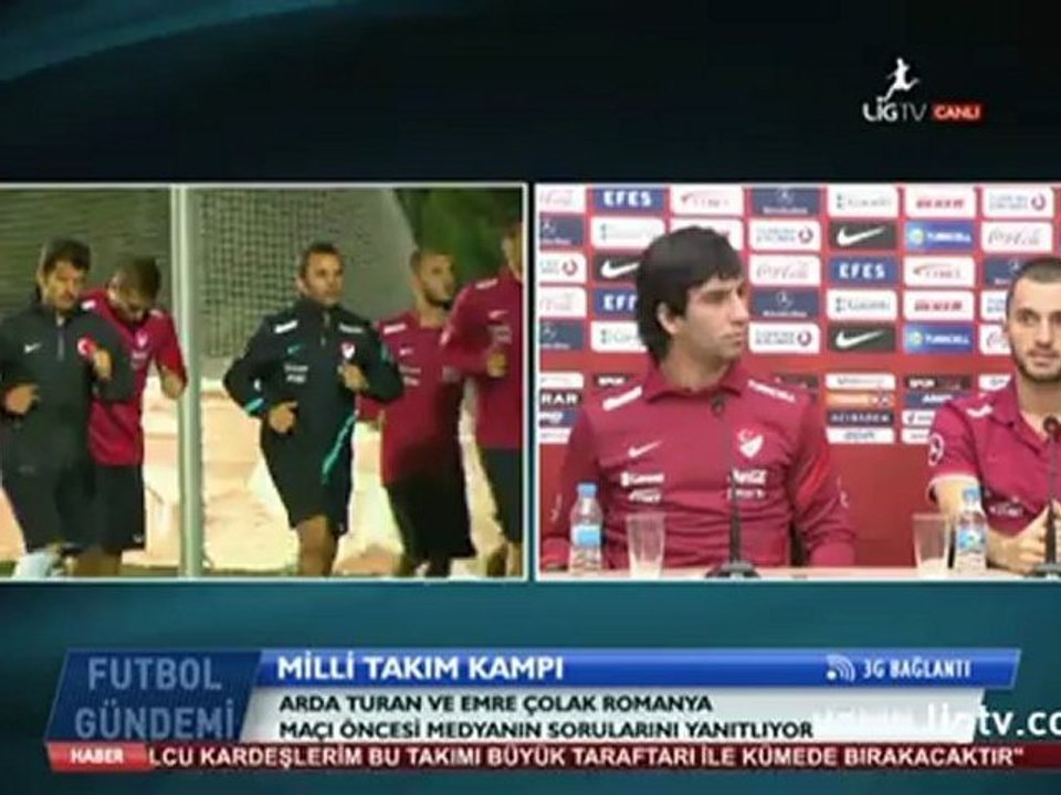 Arda Turan şov! - Basin Toplantisi