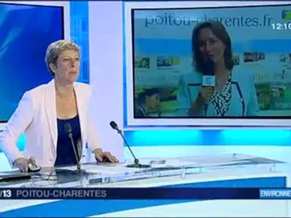 Ségolène Royal était l'invitée du 12/13 France 3 Poitou-Charentes 12/10//2012