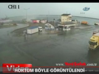 Hortum anı kamerada