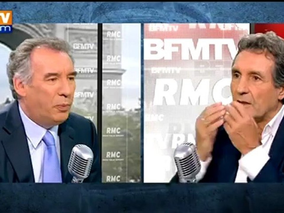François Bayrou, invité de Bourdin Direct sur BFMTV/RMC - 121012