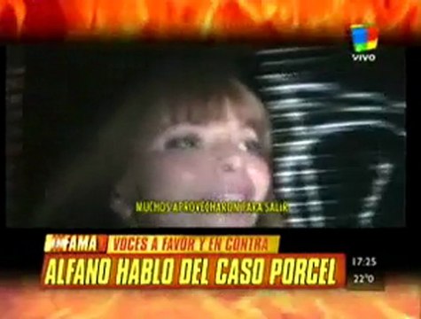 Graciela Alfano habla de Porcel