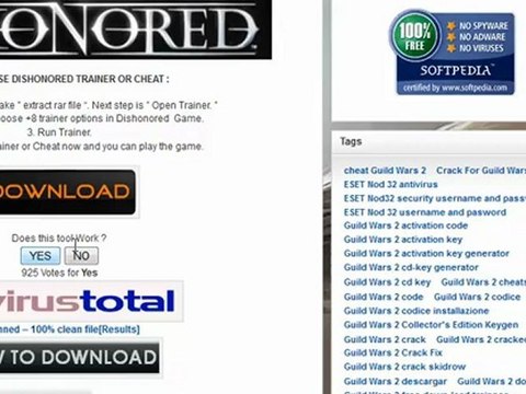 DISHONORED TRAINER/CHEAT/HACK