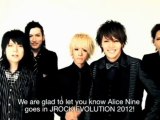 JROCK EVOLUTION 2012 in Taipei - Alice Nine