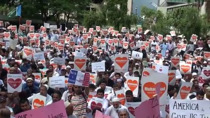 Beautiful Recitation by Imam Shoib Saheb at Protest in Hong Kong