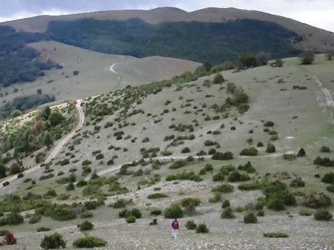 DOM.7-10-12 UMBRIA, MONTE COSCERNO(1684) DA VALLO DEL NERA.