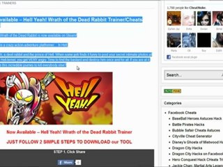 Hell Yeah Wrath Rabbit Cheats Download Tool