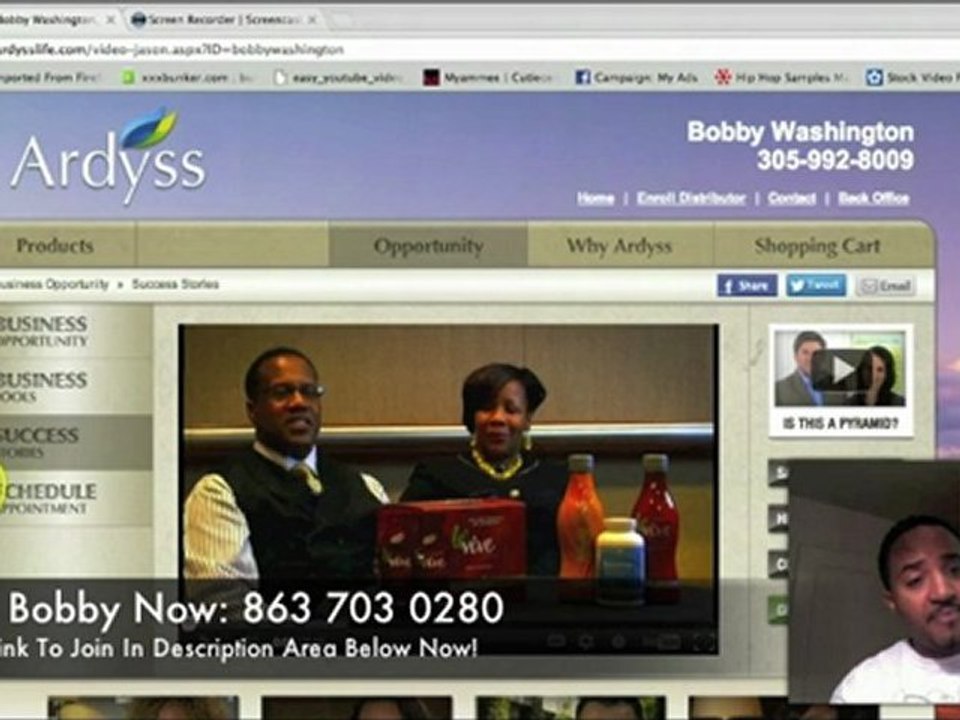 Ardyss International - Compensation - Review - Bobby Washington