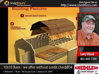 shed4less - 10x10 Barn (low down payments offer)