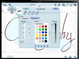 Note Anytime Advanced Calligraphy Features Make it an Indispensable FREE iPad Note taking app