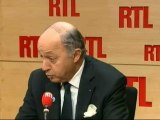 Laurent Fabius, chef de la diplomatie française : 