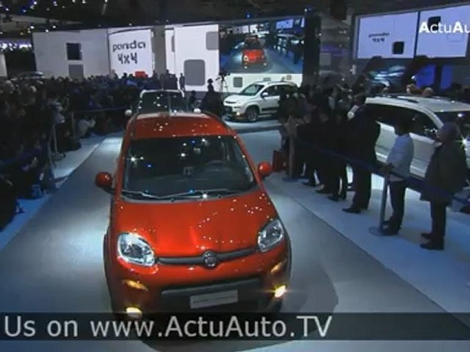 Présentation originale de la Fiat Panda 4x4 à Paris