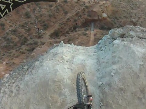 Rampage Canyon Gap to Flat OTB - Red Bull Rampage (POV)