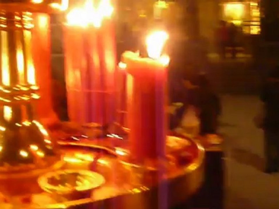 Longschan temple by night