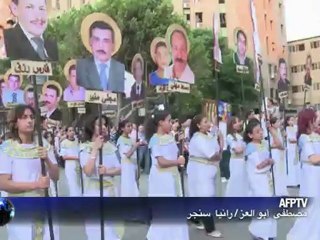 تظاهرة في مصر لاحياء ذكرى اقباط قتلوا في احتجاجات العام الماضي