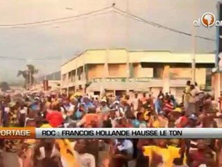 RDC: François Hollande hausse le ton