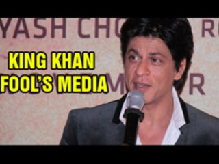 Shahrukh Khan Fools Media @ Jab Tak Hai Jaan Press Conference