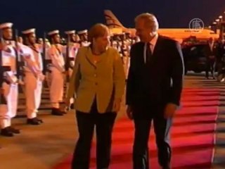 Греки встретили Меркель массовыми протестами