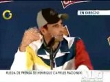 Rueda de prensa de Henrique Capriles Radonsky (09-10-2012) La unidad