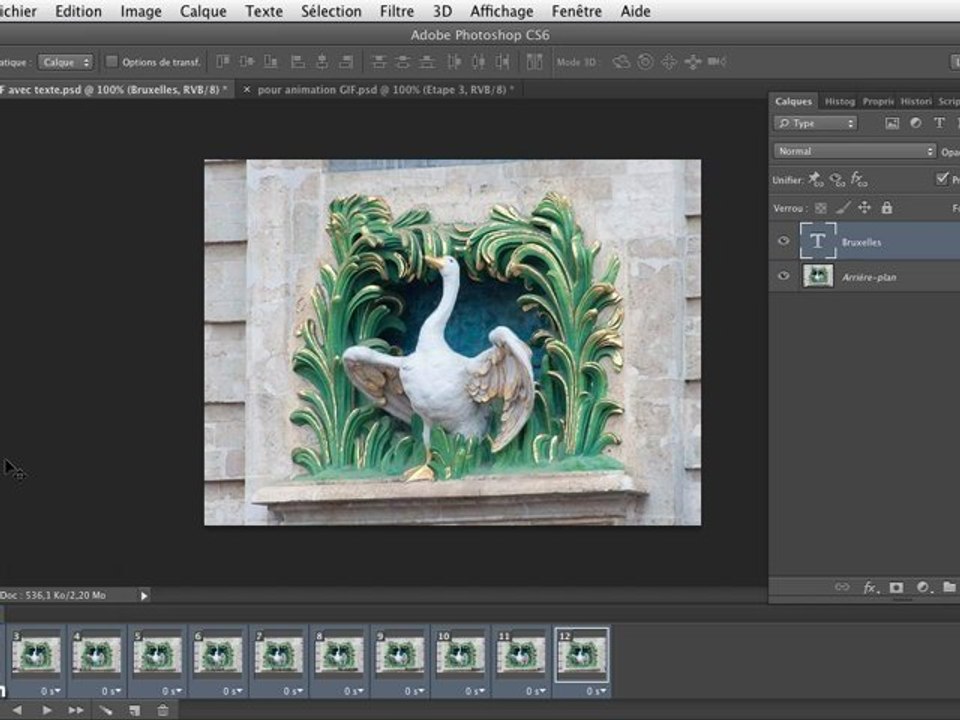 Adobe Photoshop CS6 : Créer une animation GIF