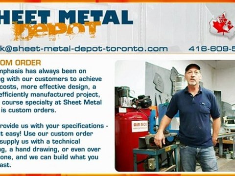 Sheet-metal-depot-toronto.com | Custom Order (Fabricator, Residential, Commercial)